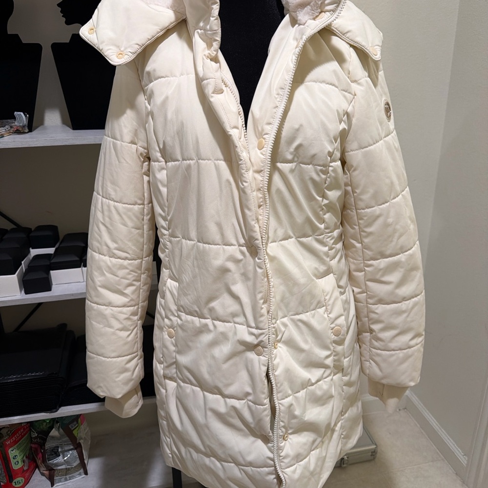 Michael Kors Off-White Puffer Jacket